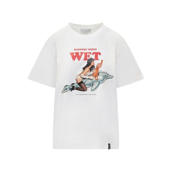 Stella Mccartney Women Printed T-Shirt - Jeff Koons Collab - Picture 1 of 2